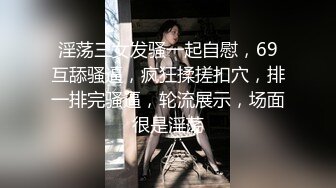 淫荡三女发骚一起自慰，69互舔骚逼，疯狂揉搓扣穴，排一排完骚逼，轮流展示，场面很是淫荡